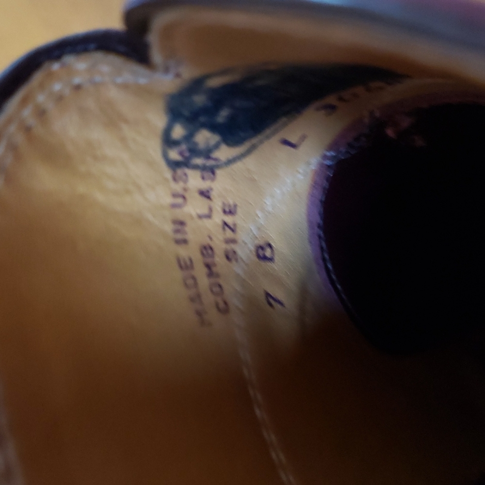 Justin Ropers, 1980's, burgundy size 7B for boot-scootin'